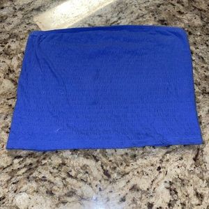 Blue tube top